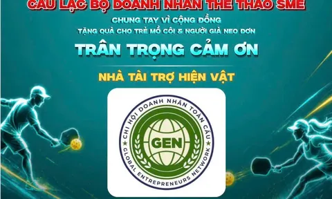 CHI HỘI DOANH NHÂN TOÀN CẦU (GEN) ĐỒNG HÀNH CÙNG GIẢI PICKLEBALL TỪ THIỆN LẦN THỨ III VÀ LỄ RA MẮT CLB DOANH NHÂN THỂ THAO SME