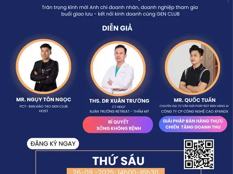 BUỔI KẾT NỐI: "SỨC KHỎE & CÔNG NGHỆ - NỀN TẢNG THÀNH CÔNG"